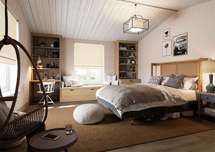 Norleigh, Cream - Twist&Fit Roman Blind - Image 7